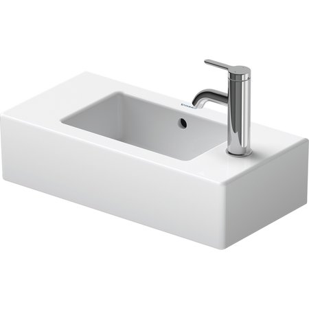 DURAVIT Handrinse basin 50 cm Vero white w.of w.tp tap hole left WG 07035000091